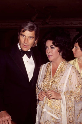 John Warner Elizabeth Taylor 4x6 Foto 