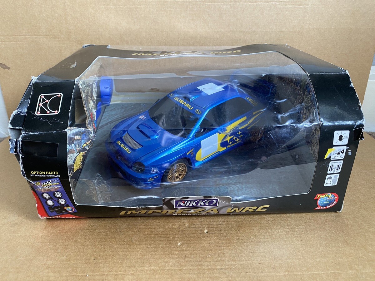 ホビーラジコン SUBARU IMPREZA RC car Nikko Subaru Impreza WRC Radio Control Car, Boxed, Complete