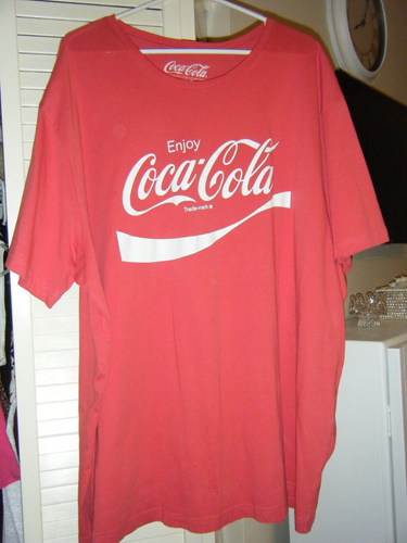T-shirt De Noël Coca-Cola Homme - Père Noël Rouge - Taille L