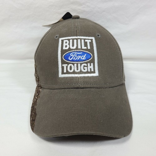 Ford Tough Baseball Cap Dark Brown Hat 