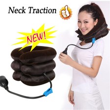 Massager Neck Brace Support Cervical Collar Air Traction Therapy Device JQ