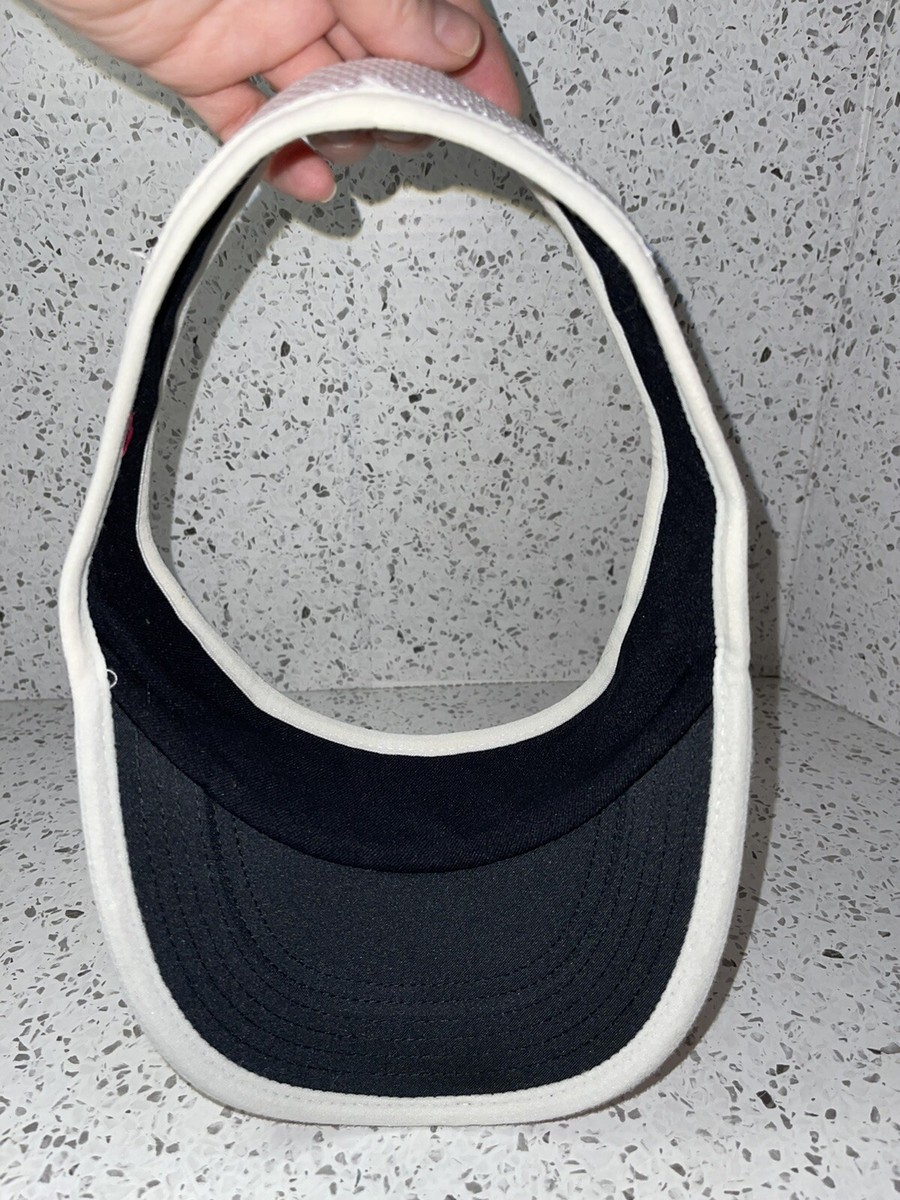 Nike Dri-FIT Featherlite Sun Visor Hat Golf White Pink  display picture 3