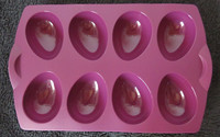 Tupperware Eier 8 StüCk Silikon-Backform - Lila - Neu