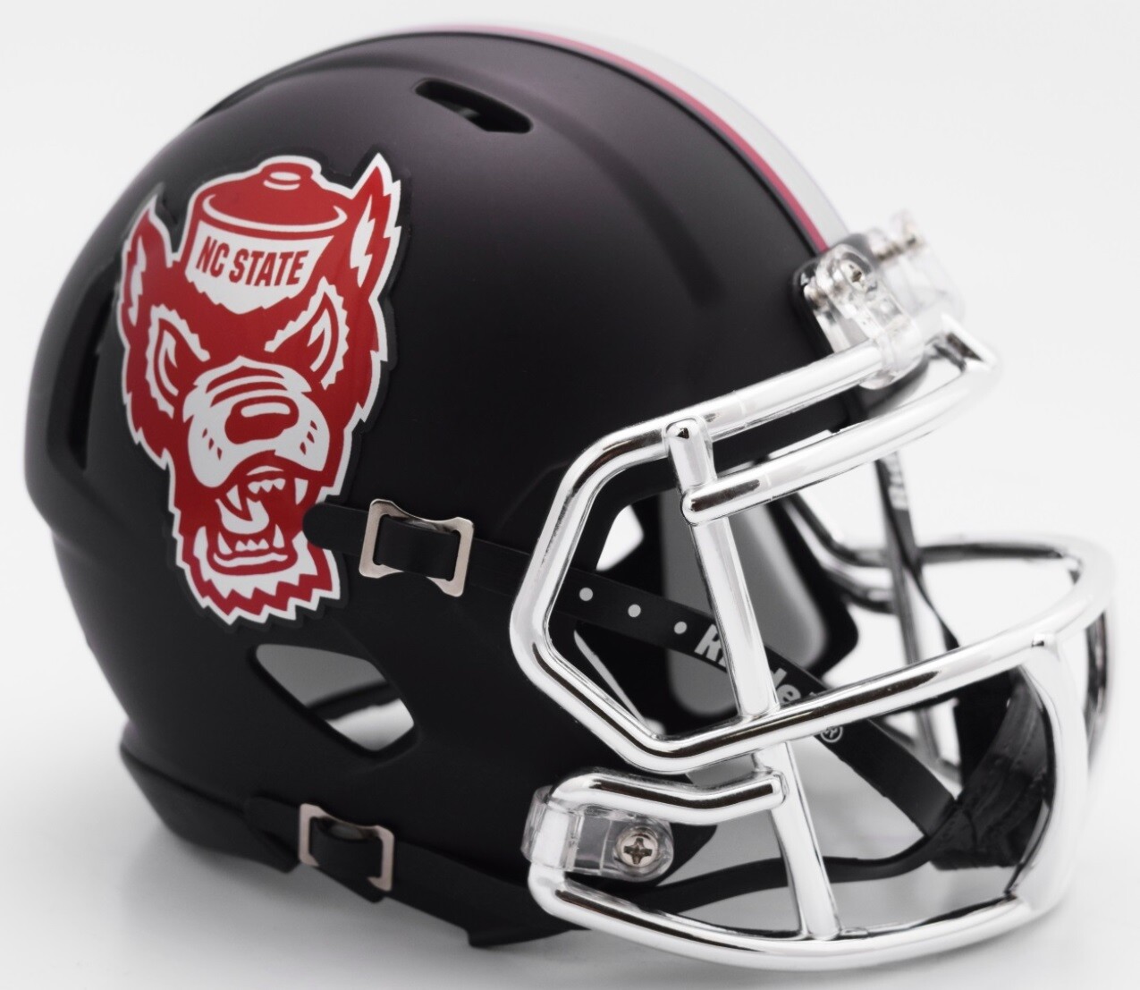 North Carolina State Wolfpack Black Tuffy NCAA Riddell SPEED Mini Helmet