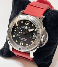 2003 Panerai Luminor Submersible PAM00024 Steel Tritium Dial 44mm Box & Paper 4