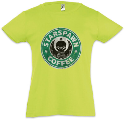 STARSPAWN COFFEE Kids Girls T-Shirt Arkham Miskatonic Spawn Cthulhu