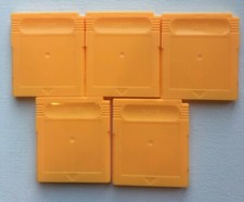 Lot of 5x Nintendo Game Boy Color GBC Replacement Cartridge Shell Case Yellow
