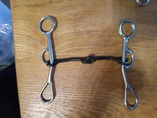 New Showman Argentine type snaffle bit sweet iron mouth 5 in 