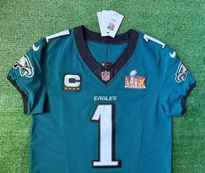 Authentic Jalen Hurts Philadelphia Eagles Nike Vapor Fuse Elite