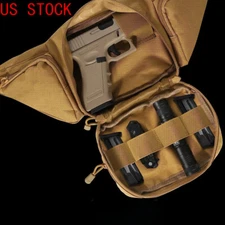 Tactical Fanny Pack Holster   Pistol Waist Pouch Concealed Carry Gun Bag