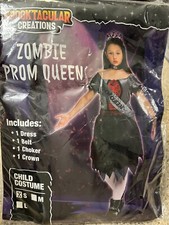 Spooktacular Creations Halloween Child Girl Zombie Prom Queen Costume Size Small