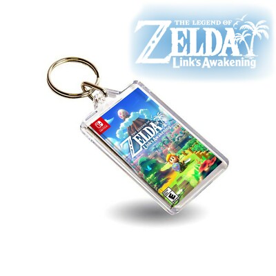 The Legend of Zelda: Link's Awakening Keyring Plastic Nintendo Switch  Inspired
