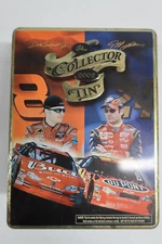 Dale Earnhardt Jr and Jeff Gordon Slick 50 2002 Collector Tin Both are Retired