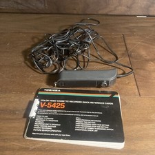 Toshiba V-5425 Color Video Cassette Recorder Quick Reference Guide  Remote