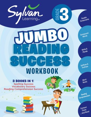 3rd Grade Jumbo Reading Success Workbook: 3 Books in 1--Spelling Success, Vo...