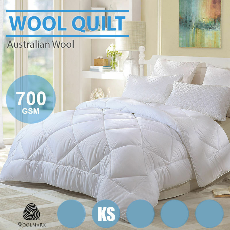 100 Australia Wool Quilt Single /Double/Queen/King/ Super King700GSM