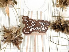 Name Sign, Custom Wooden Sign, Engagement Gift, Wedding Gift, Wedding Gift