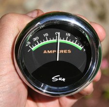Sun Greenline Vintage Amp Gauge Glass Lens No External Shunt Required - Gap41 -d Sun Greenline Vintage Amp Gauge Glass Lens No External Shunt Required - Gap41 -d