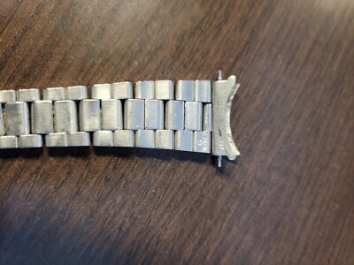 Vintage 1960s Rolex Steel Folded Link 19mm 7835 Bracelet With 357