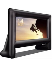 SALE 14 Full FT Inflatable Movie Screen Outdoor Projector Theater with airBlower