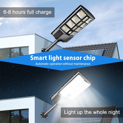10000LM LED Solar Flood Light Motion Sensor Security Yard Street Outdoor Lamp AU - Picture 5 of 15