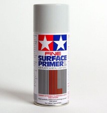 Tamiya Fine Surface Primer Spray Paint- Choose from Grey, White or Red Oxide