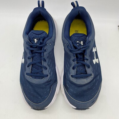Under Armour Charged Assert 10 Sz. 9 4E Sneakers Mens Navy Blue Lace-Up