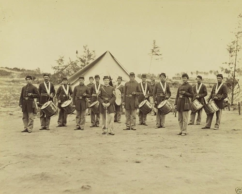 Union Army 30th Pennsylvania Infantry Drum Corps 11x17 US Civil War Photo