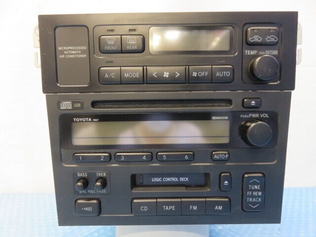 Toyota CROWN GS151 JZS153 JZS155 UZS151 AUDIO CD CASSETTE PLAYER