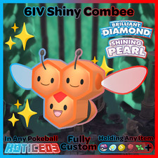 ✨ Shiny COMBEE 6IV ✨ Pokemon Brilliant Diamond and Shining Pearl 🚀 +MasterBall