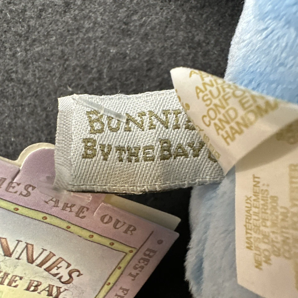 Bunnies By The Bay Hopscotch Skipit Puppy Lovey 婴儿玩具带标签 — 第 4/4 张图片
