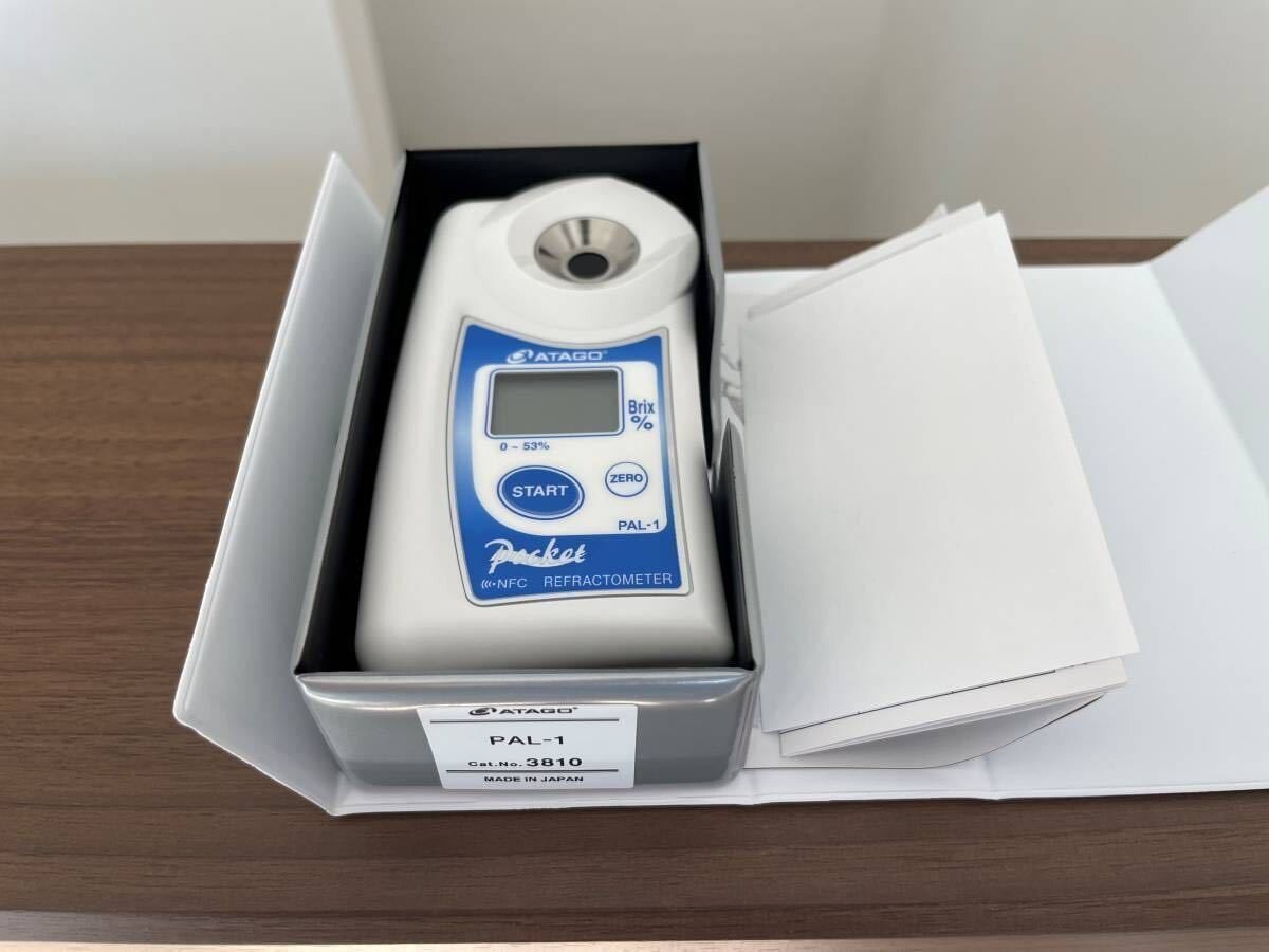 Atago Pocket Saccharimeter Refractometer PAL-1 Brix 0-53% Sugar 