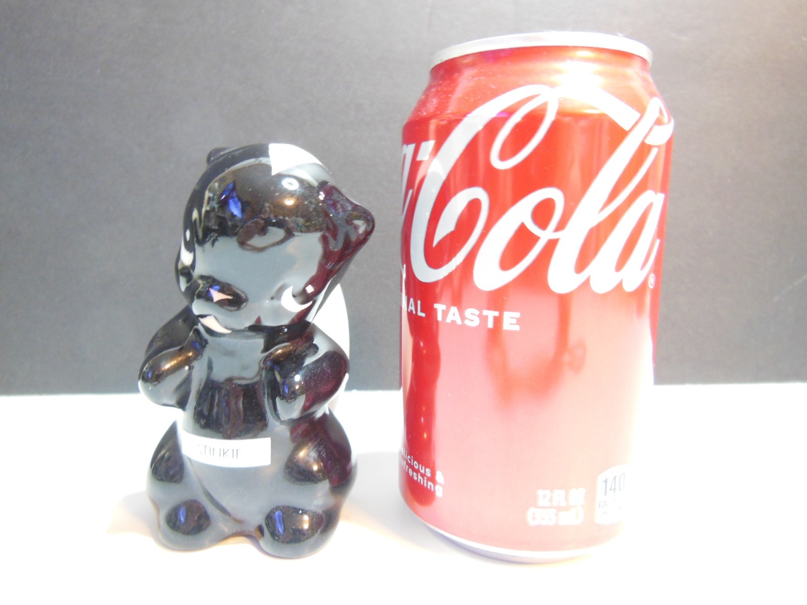 VINTAGE DE LEE ART POTTERY CALIFORNIA "STINKIE" SKUNK FIGURINE 4" thumbnail 7