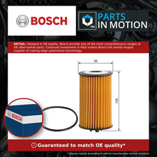 Oil Filter fits VAUXHALL CORSA C, D, E 1.0 1.2 1.4 1.6 00 to 19 Bosch 55560748