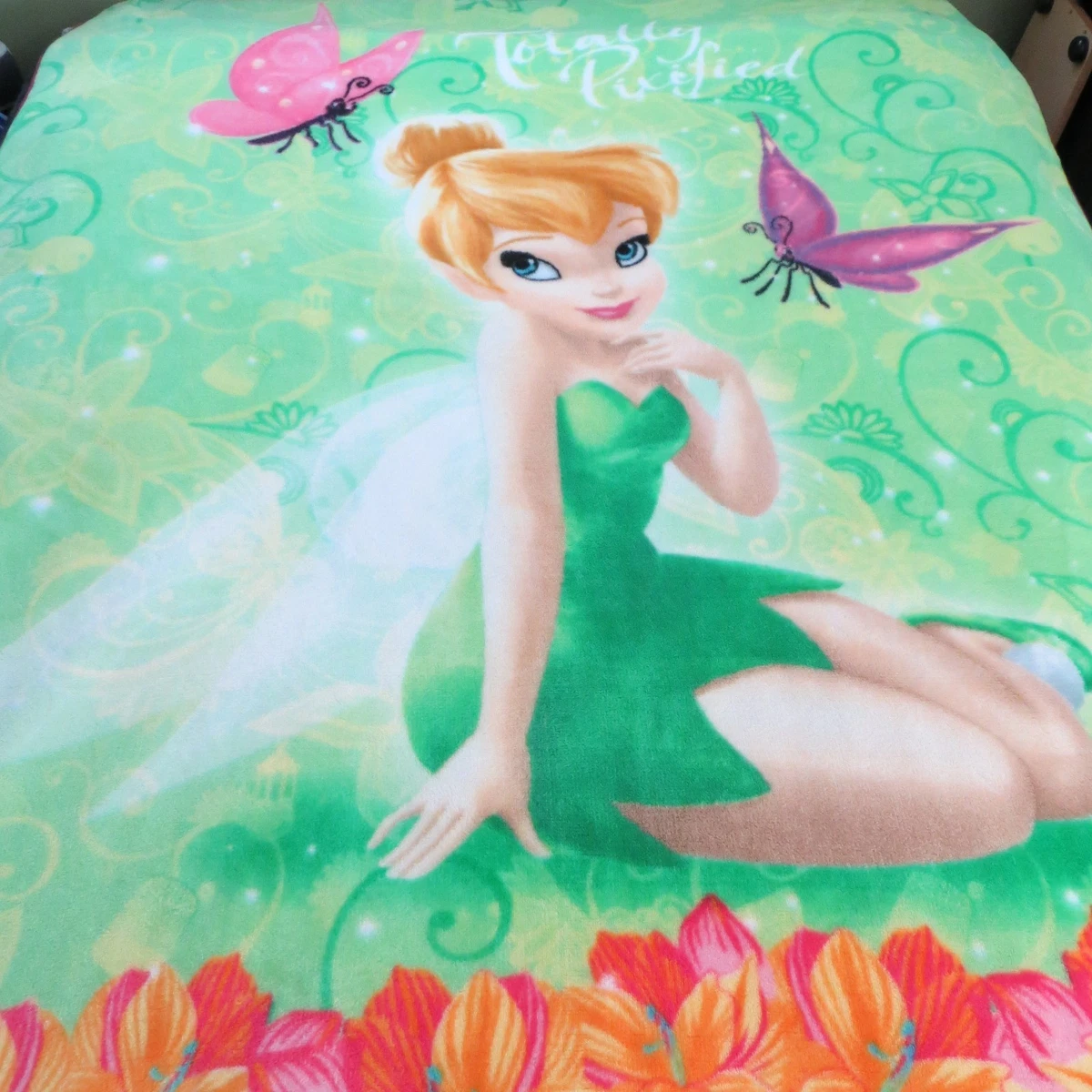 Taie D'oreiller Vintage Tinkerbell – Taille Standard 21x29, Violette, Disney