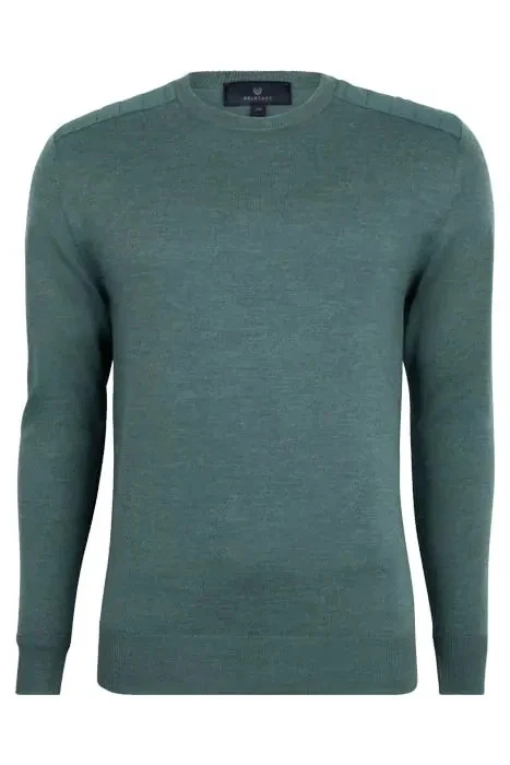 BELSTAFF ROSLARE CREW NECK WOOL JUMPER ATLAS GREEN 2XL RRP £175 BNWT
Opens in a new window or tab