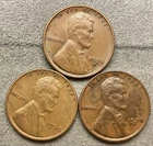 1938-p 1938-D 1938-S  Lincoln Wheat Cents - [XF EF] Extremely Fine ~ B687