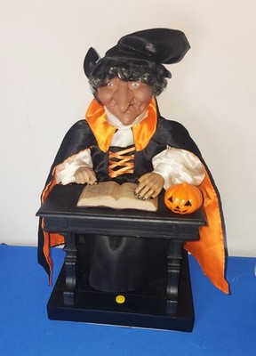 Vintage Gemmy Halloween Animated Spell Casting Witch. Batteries Included