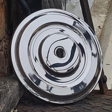 Morris Cowley Hub Cap c1933-1935 Stainless Steel - Made in England.