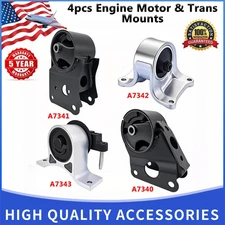 4pcs Engine Motor & Auto Transmission Mount for 2002-2006 Nissan Altima l4 2.5L
