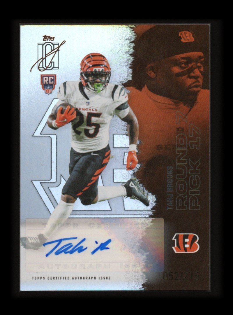 2025 Topps Signature Class - Rookies Tahj Brooks #177 Silver Autographs /275...