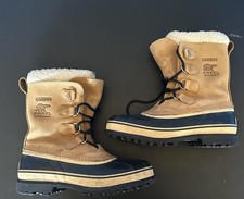 Sorel Caribou Snow Boots Men's Size 8 Brown Waterproof Insulated