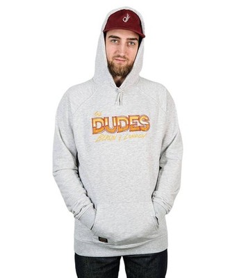 The Dudes Metal Dudes Hoodie Herren Kapuzenpullover Sweater grau 38356