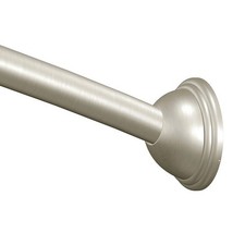 Moen CSR2160BN Bathroom Tub Adjustable Length Curved Shower Rod - Brushed Nickel