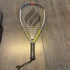 Ektelon Racquetball Power Ring Titanium Racquet 1300 Long Body with case.