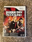 Green Day Rock Band - Nintendo Wii Complete With Manual CIB! Tested!