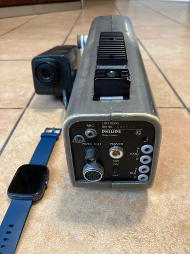Vintage Philips TV Camera 1970s LDH 76/00 Studio - RARE Collectible