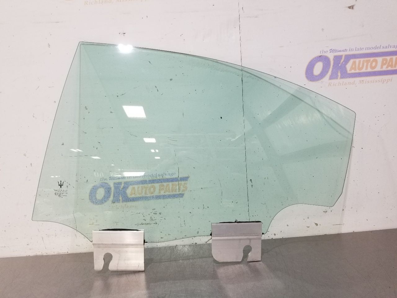 14 2014 MASERATI GHIBLI SQ4 REAR DOOR WINDOW GLASS
