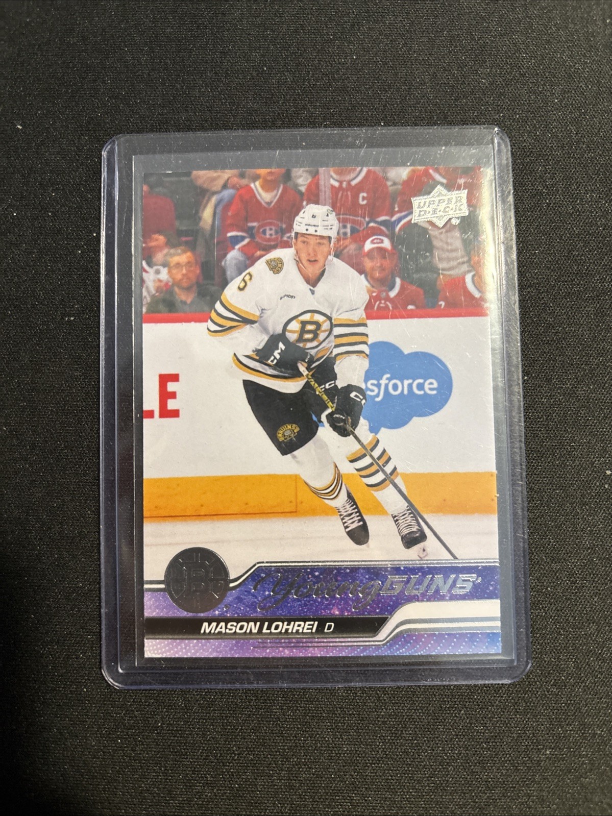 2023-24 Upper Deck Mason Lohrei Young Guns #497 UD Series 2 Rookie RC YG