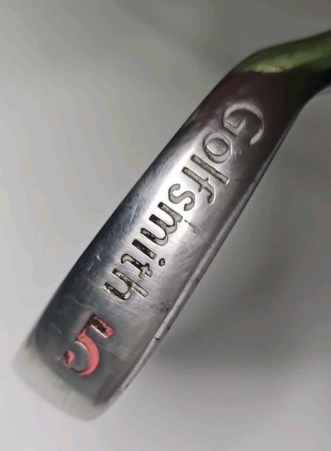 Golfsmith Lady Classic 431 acero inoxidable #5 hierro desgastado agarre perímetro ponderado Foto 4 de 4